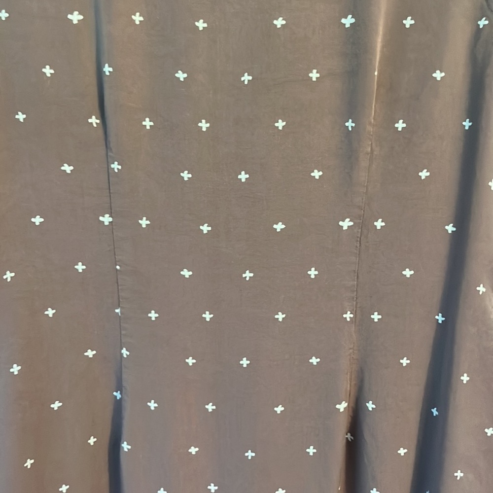 Rvca Fairness Button Front Mauve Cross Print Pock… - image 7